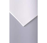 Clairefontaine Papel de dibujo granulado blanco, 224 g, 50 x 65 cm, paquete de 10 hojas