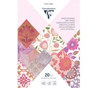 Clairefontaine Papel Touch Diverse documentos de todo el mundo, rosa/morado, A4, hojas de 20
