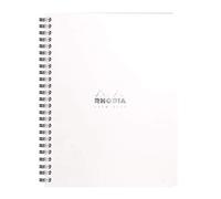 Clairefontaine para Classic cuaderno de espiral 160 páginas rayadas, 16 x 21 cm 80 G Color blanco