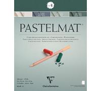 Clairefontaine Pastelmat tarjeta, colores surtidos, 24 x 30 cm, 12 piezas