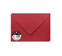 Clairefontaine PPP 5582C - Juego de 20 sobres C5 (125 x 324, 120 g), color rojo
