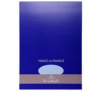Clairefontaine - Ref 12702L - Hojas de papel liso (50 unidades, tamaño A4, 210 x 297 mm), 100 g/m², 25% algodón, certificado PEFC, color azul