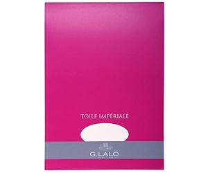 Clairefontaine Ref 13500L - G. Lalo - Papel de papel (50 hojas, tamaño A4, 210 x 297 mm), 125 g/m², lienzo imperial, textura de lona, certificado PEFC, color blanco