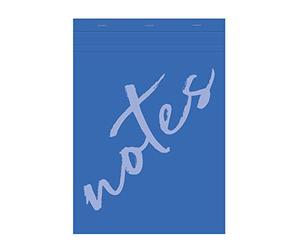 Clairefontaine - Ref 15354C - Bloc de notas de caligrafía grapado con cabeza de notas (100 hojas), tamaño A4, rayas cuadradas 5/5, papel vitela superfino de 60 g/m²