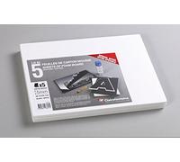 Clairefontaine - Ref 193657C - Tablero de espuma (5 hojas) - Tamaño A4 (297 x 210 mm), 5 mm de grosor, ligero y rígido - Adecuado para decoración, marco y modelado