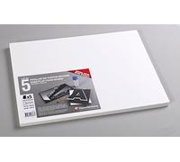 Clairefontaine - Ref 193667C - Tablero de espuma (5 hojas) - Tamaño A3 (420 x 297 mm), 3 mm de grosor, ligero y rígido - Adecuado para decoración, marco y modelado