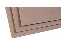 Clairefontaine - Ref 197013C - Hojas para Sobres Pastelmat (paquete de 5 hojas) - Tarjeta de 360 g/m² - 24 x 32 cm - Color marrón - Especialmente formuladas para usar con pasteles