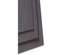 Clairefontaine - Ref 296009C - Hojas para Sobres Pastelmat (5 hojas) - Tarjeta de 360 g/m² - 70 x 100 cm, color antracita - Especialmente formuladas para usar con pasteles