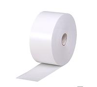 Clairefontaine - Ref 396804C - Cinta Kraft engomada (rollo simple) - 70 mm de ancho x 200 m de largo, se convierte en adhesivo cuando está mojado, núcleo de 30 mm, Adecuado para enmarcar, Blanco liso