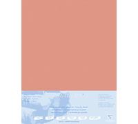 Clairefontaine - Ref 496012C - Tabla montada en pastelmat (5 hojas) - 1800 micras - 50 x 70 cm - Color Sienna - Especialmente formulada para uso con pasteles
