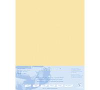 Clairefontaine - Ref 496023C - Tabla montada en pastelmat (5 hojas) - 1800 micras - 50 x 70 cm - Color maíz - Especialmente formulada para uso con pasteles