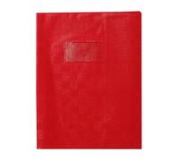 Clairefontaine - Ref 71103C - Funda protectora para cuaderno de ejercicios (PVC, 170 x 220 mm, tamaño de 170 x 220 mm), color rojo