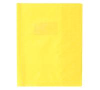 Clairefontaine - Ref 72014C - Funda protectora para cuaderno de ejercicios (PVC, 170 x 220 mm, tamaño de 170 x 220 mm), color amarillo