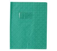 Clairefontaine - Ref 72015C - Funda protectora para cuaderno de ejercicios (PVC, 170 x 220 mm, tamaño de 170 x 220 mm), color verde