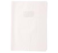 Clairefontaine - Ref 72027C - Funda protectora para cuaderno de ejercicios (PVC, 170 x 220 mm, tamaño de 170 x 220 mm), color blanco