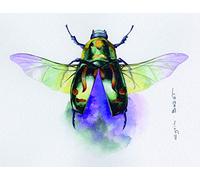 Clairefontaine - Ref 93422C - Hojas prensadas en frío Etival para pintura y dibujo de acuarela (10 hojas de papel) - 56 x 76 cm - Papel artístico de celulosa de 300 g/m²