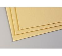 Clairefontaine - Ref 96022C - Hojas para Sobres Pastelmat (paquete de 5 hojas) - Tarjeta de 360 g/m² - 50 x 70 cm - Color Buttercup - Especialmente formuladas para usar con pasteles