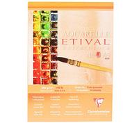 Clairefontaine - Ref 96304C - Cuaderno Etival para pintura y dibujo de acuarela (10 hojas de papel) - A5 (21 x 14,8 cm) - Papel artístico de celulosa de 300 g/m²