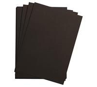 Clairefontaine - Ref 975314C - Hojas de acuarela Fontaine (5 hojas), color negro prensado en frío, tamaño 56 x 76 cm, papel de 300 g/m², apto para acuarelas