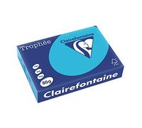 Clairefontaine Resma de papel, 80 gr/m², 500 hojas, Azul Real, A4 (21 x 29.7 cm)