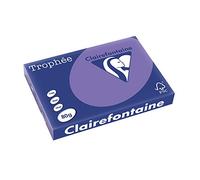 Clairefontaine Resma de papel, 80 gr/m², 500 hojas, Morado, A3 (42 x 29.7 cm)
