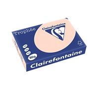 Clairefontaine Resma de papel, 80 gr/m², 500 hojas, Salmón, A4 (21 x 29.7 cm)