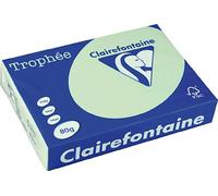 Clairefontaine Resma de papel, 80 gr/m², 500 hojas, Verde Golf, A4 (21 x 29.7 cm)