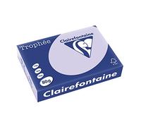 Clairefontaine - Resma de papel Trophée - 80 gr/m² - 500 hojas, A4 (21 x 29,7 cm) - Color morado