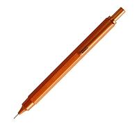 Clairefontaine Rhodia Script - Portaminas de aluminio cepillado para mina 0,5 mm goma bajo prensa, color naranja