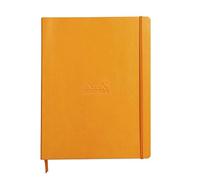 Clairefontaine Rhodiarama - Cuaderno flexible 160 páginas rayadas, marfil 22 x 29,7 cm 90 g Naranja