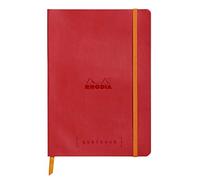 Clairefontaine Rhodiarama goalbook cuaderno 240 páginas numeradas marfil Dot de puntos A5 90 G rojo amapola