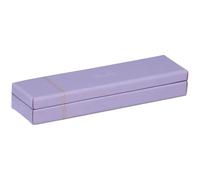 Clairefontaine Rhodiarama - Plumier (piel sintética italiano 21 x 5,5 x 3 cm) color morado