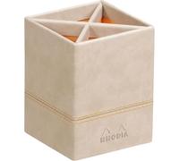 Clairefontaine Rhodiarama - Portalápices 8 x 8 x 11 cm), color beige