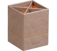 Clairefontaine Rhodiarama - Portalápices 8 x 8 x 11 cm), color marrón