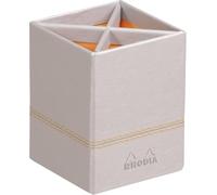 Clairefontaine Rhodiarama - Portalápices 8 x 8 x 11 cm) plata