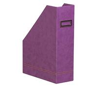 Clairefontaine Rhodiarama - Revistero (piel sintética italiano 10 x 25 x 31 cm color morado oscuro