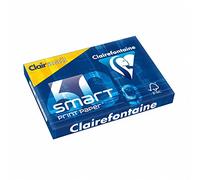 Clairefontaine Ries Smart Print 1939C - Papel para impresora y fotocopiadora (extra blanco, DIN A3, 60 g, 500 hojas), color blanco