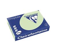 Clairefontaine Trophée 1107C - Resma de papel, 250 hojas, A4, 21 x 29.7 cm, color verde golf