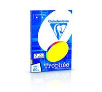 Clairefontaine Trophée 1876/0C - Mini resma de papel, 100 hojas, A4, 21 x 29.7 cm, color surtido