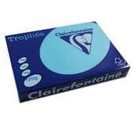 Clairefontaine Trophée A4 - Papel (A4 (210x297 mm), Para hacer copias, Azul, 120 g/m²)
