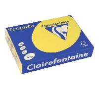 Clairefontaine - Trophée papel para impresora de inyección de tinta A3 (297x420 mm) 500 hojas Amarillo - 1887C