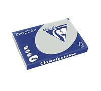 Clairefontaine Trophée - Resma de papel, 250 hojas, A3, 42 x 29.7 cm, color gris acero