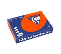 Clairefontaine Trophée - Resma de papel, 250 hojas, A4, 21 x 29.7 cm, color rojo cardenal