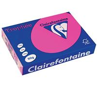 Clairefontaine Trophée - Resma de papel, 80 gr/m², 500 hojas, A4 (21 x 29.7 cm), color rosa