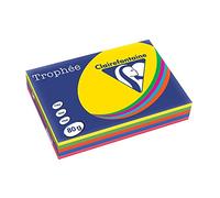 Clairefontaine Trophée - Resma de papel, 80 gr/m², 500 hojas, A4 (21 x 29.7 cm), multicolor vivo