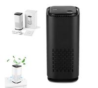 Clairu Mini Air Purifier - Clairu Negative Ion Air Humidifier Is a Revolutionary Air Purifier for Effectively Capture and Neutralize Airborne Pollutants - Improve Air Quality Immediately (Black)