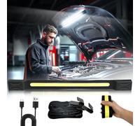 CLAKAP Luz de trabajo debajo del capó, 2600 lm de alto brillo, 5000 mAh, recargable, magnética, luces de trabajo LED para mecánicos, barra de luz debajo del capó, luz inalámbrica para reparación de