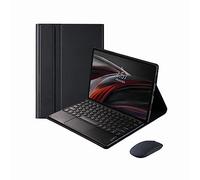 CLALOC Touchpad Teclado Y Ratón para Xiaomi Pad 6 11Inch 2023, Funda Teclado QWERTY,con Ratón Bluetooth Teclado Táctil Color Redondo Desmontable para Xiaomi Mi Pad 6Pro 11",Negro