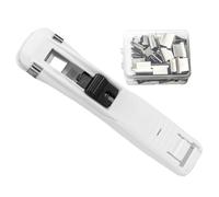 Clam Clip Dispenser - Reusable Paper Clip Dispenser, Reutilizable Paper Binding Clamps, Will Not Damage Your Papers | For Desktop Home Office Classroom Organizing Documents Bills Files Books Documents