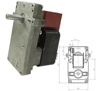 Clam Kenta K9115101 - Motor reductor para estufas de pellets, 2,5 rpm